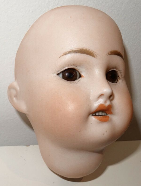 Magnifique Poupée Ancienne Fleischmann 42 Cm Tête Biscuit Biseauté - Très Belle Pièce De Collection